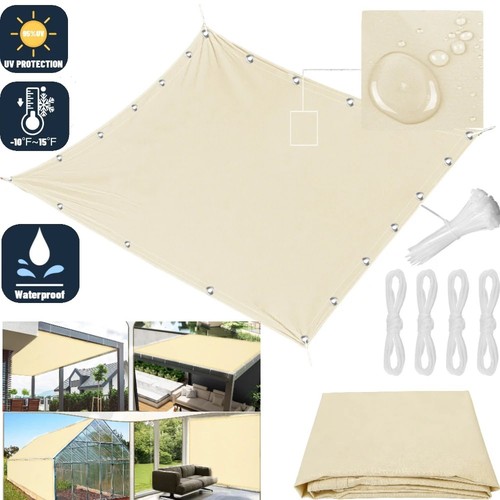 Waterproof rectangle sun shade - sun,
